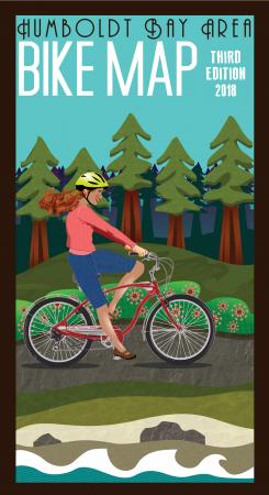 Outer cover of Humboldt Bay Bike Map